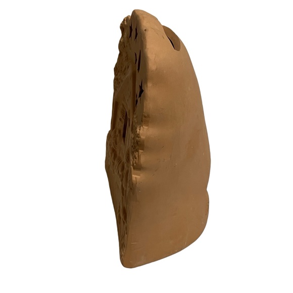 Vintage Ceramic Nativity Tan Tea Light Holder - Picture 8 of 10